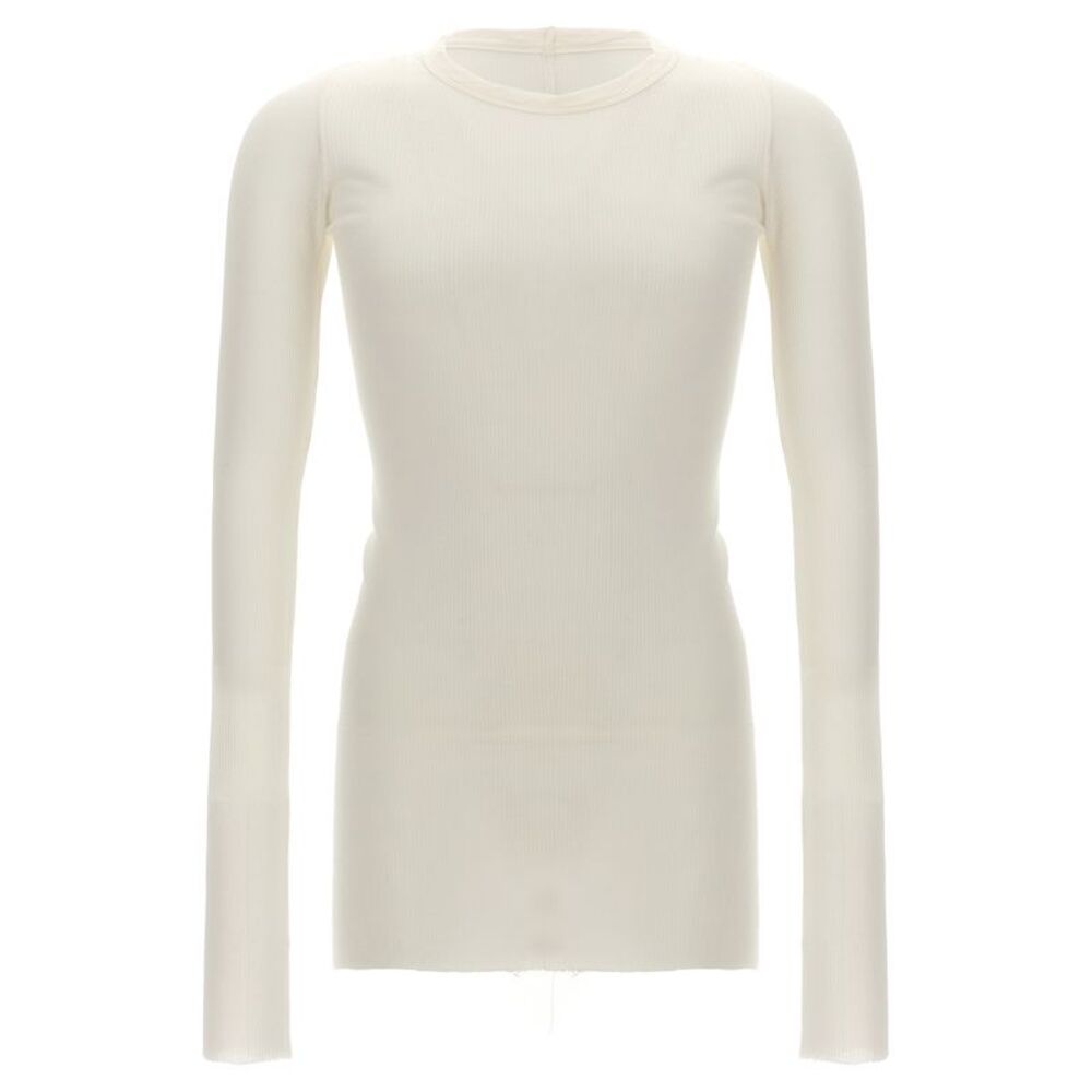 Rick Owens White Viscose Men's T-Shirt